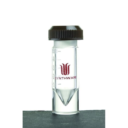 VIAL, CONICAL REACTION, HEAVY WALL, GRADUATED, 8mL, 14/10.